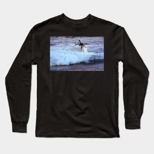 Emperor Penguin 'Flying' Home Long Sleeve T-Shirt